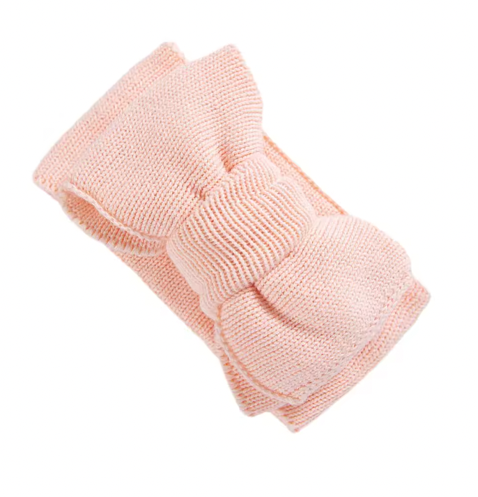 Coco Knit Bow Headband - Milk