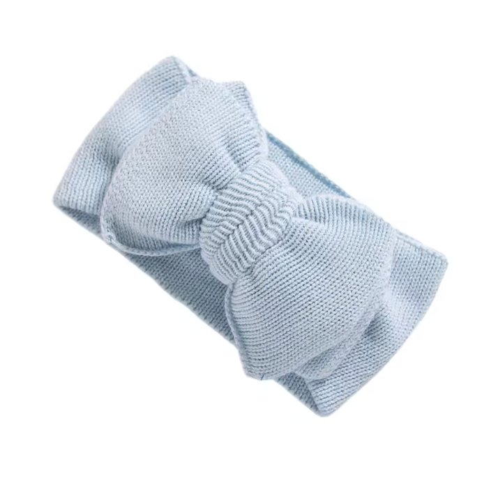 Coco Knit Bow Headband - Milk