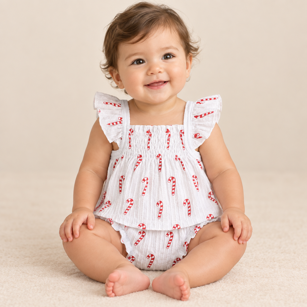 Holly Christmas Flutter Set - Snow