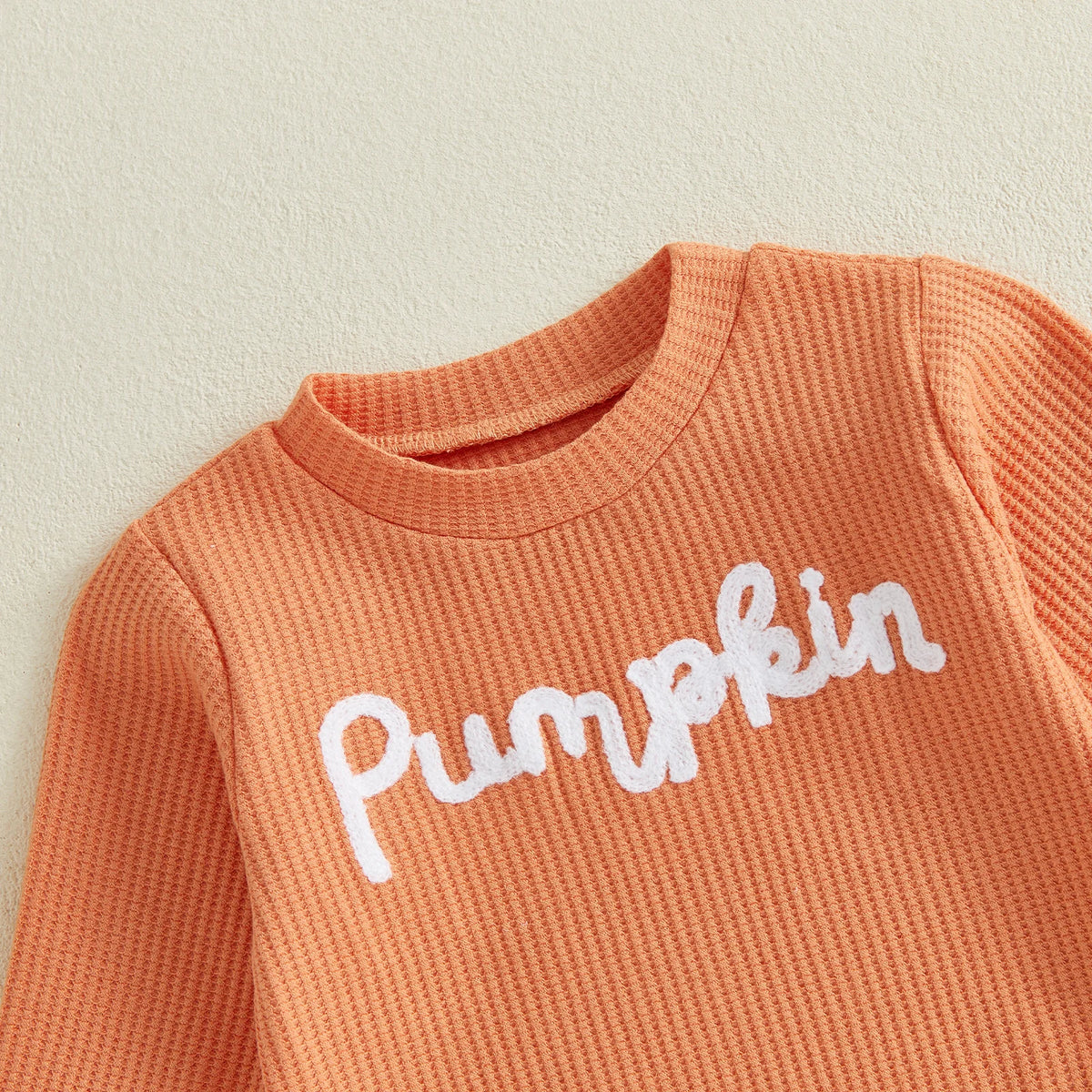 Pumpkin Halloween Romper - Orange