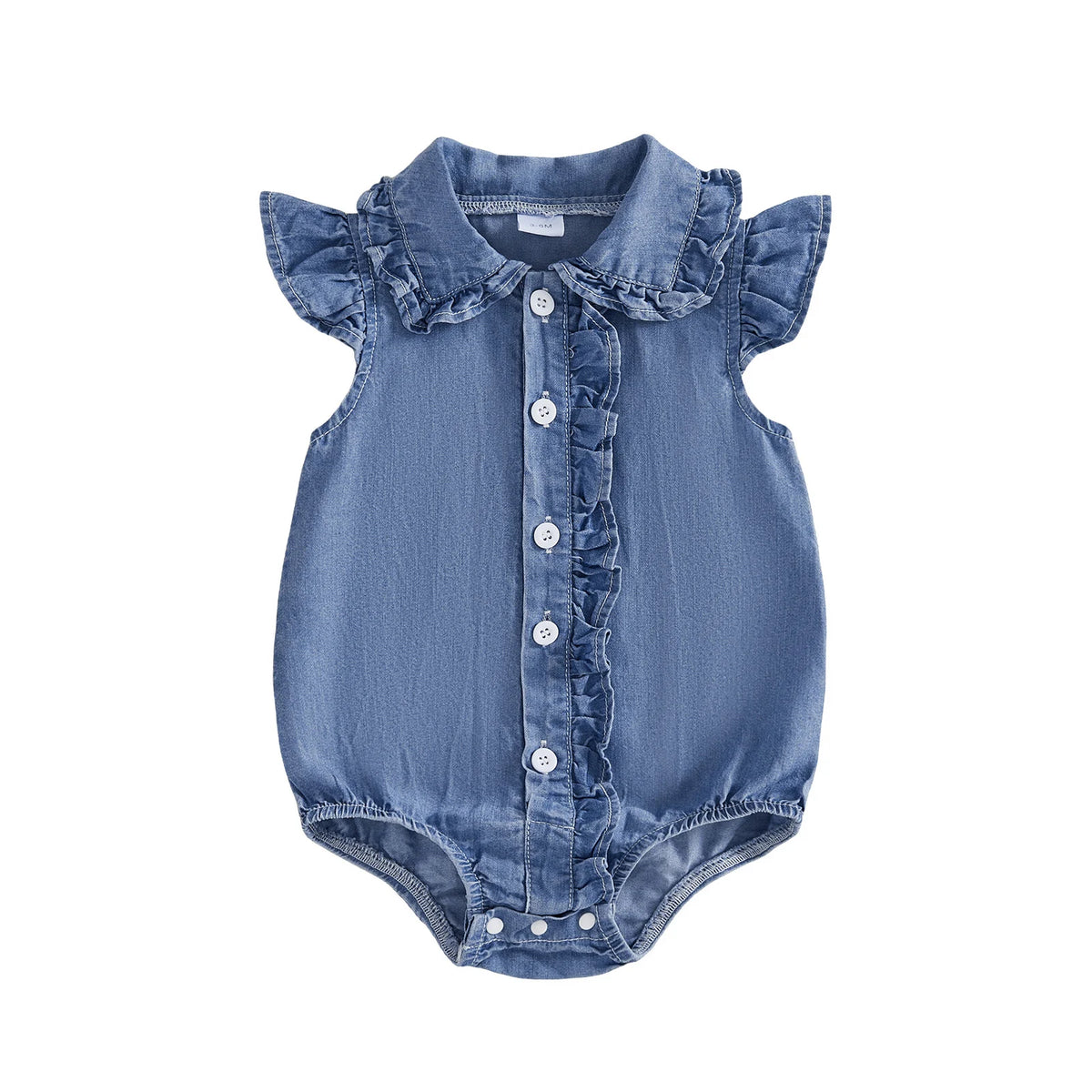 Gracie Sleeveless Ruffle Romper