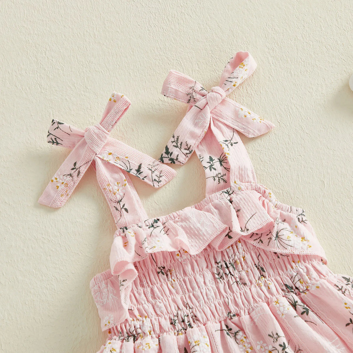 Emerysn Tiered Summer Dress - Snow