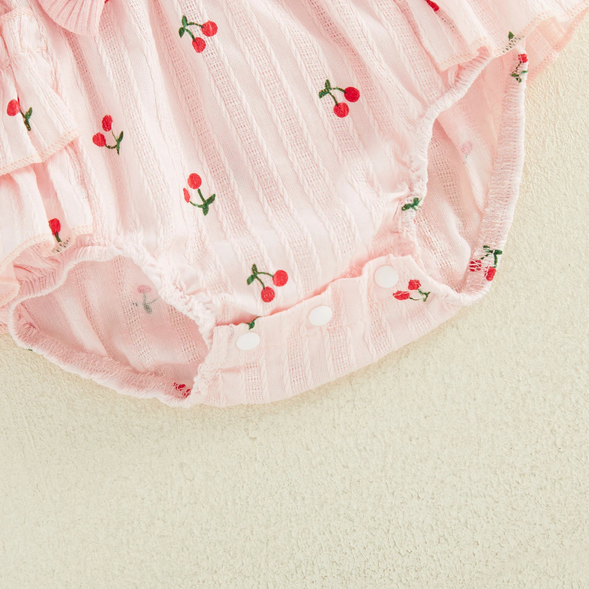 Poppy Ruffle Romper - Bows