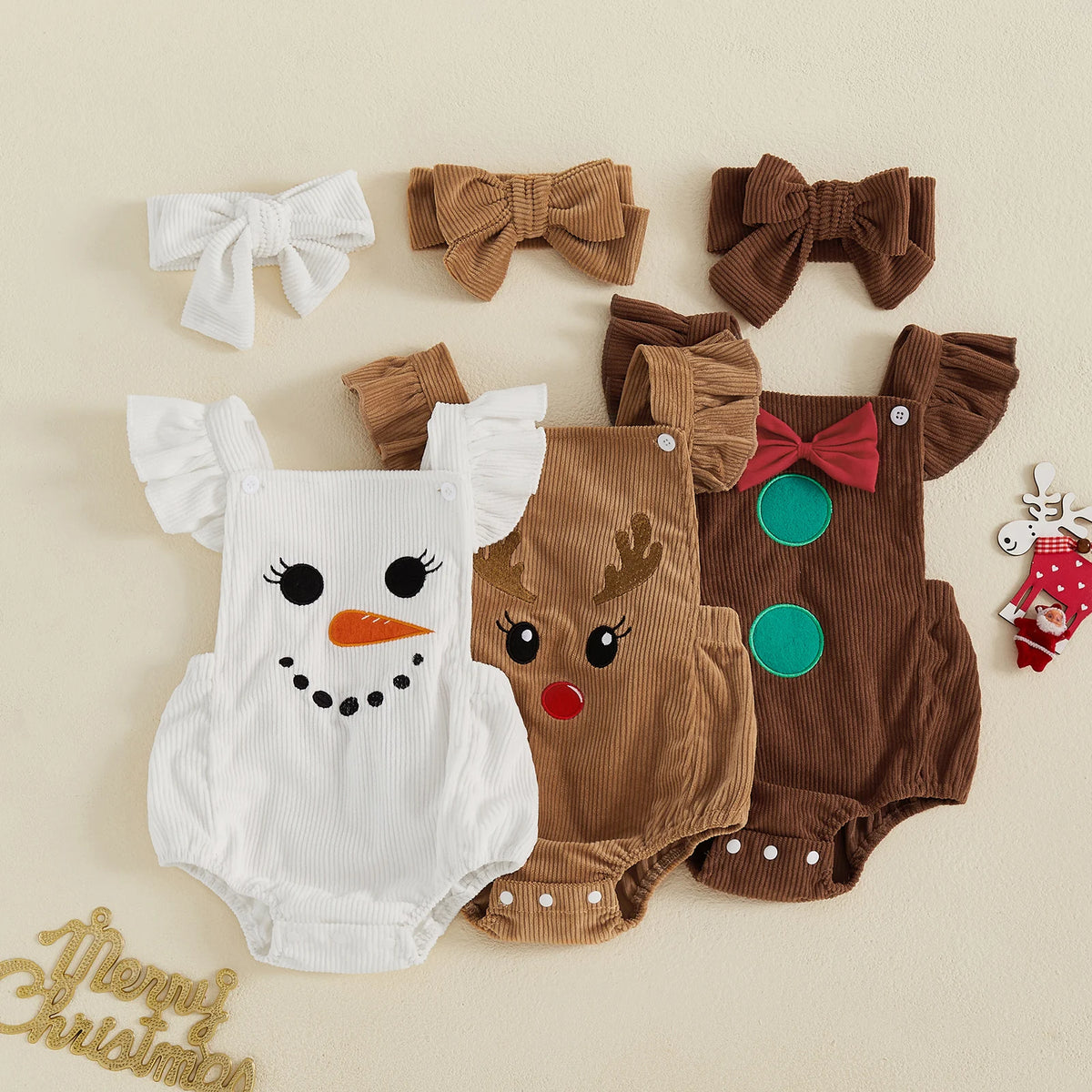 Snowman Christmas Romper