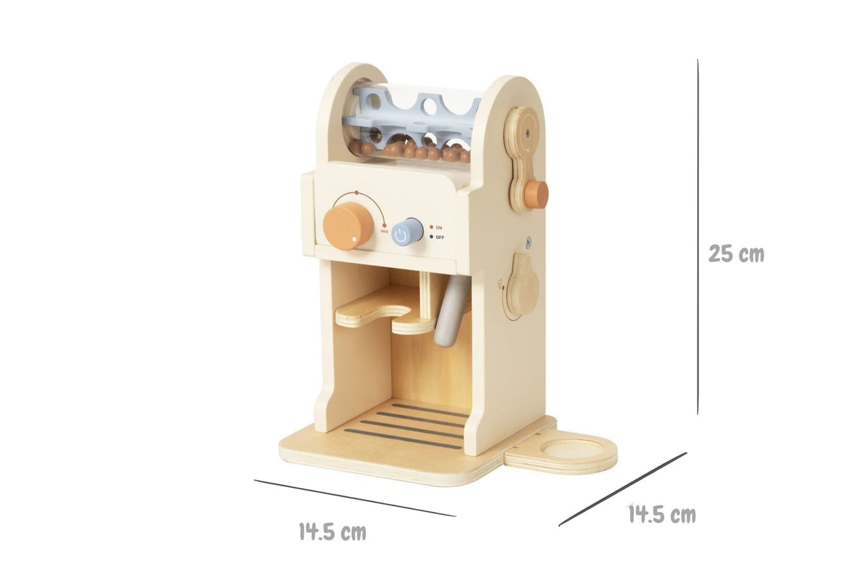 Wooden Coffee Machine Playset