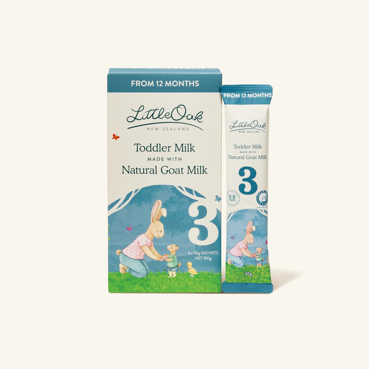 LittleOak Natural Goat Milk Toddler Drink Sachet (12+ months)