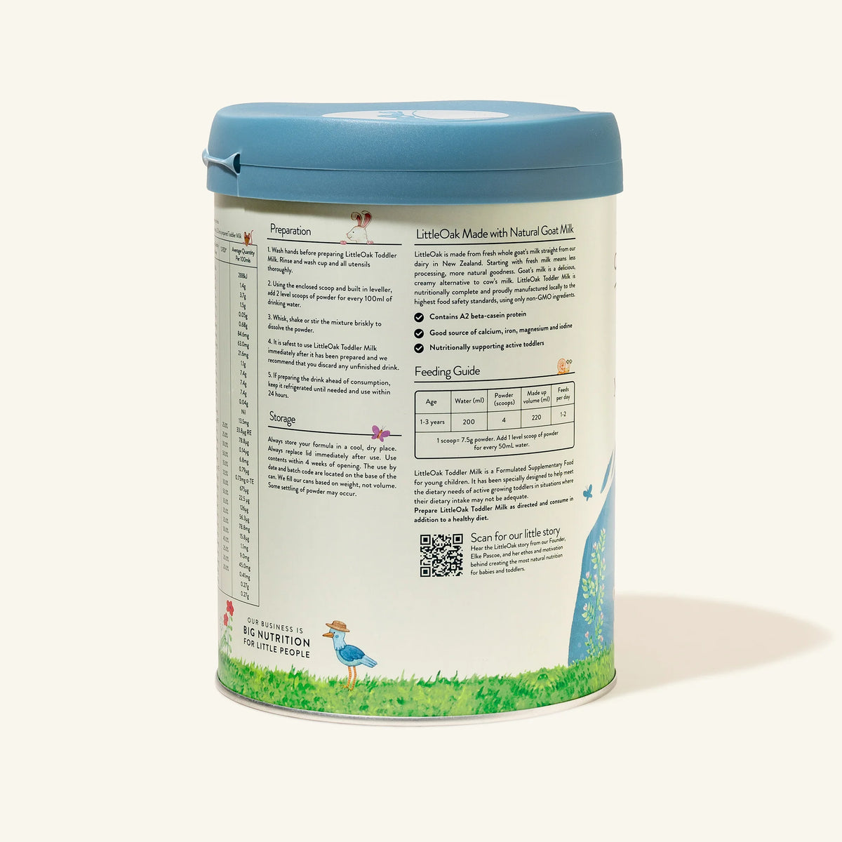 LittleOak Natural Goat Milk Toddler Drink (12+ months)