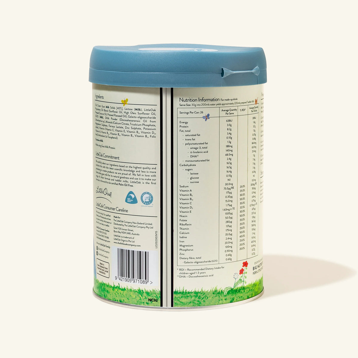 LittleOak Natural Goat Milk Toddler Drink (12+ months)