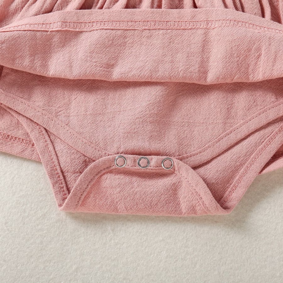 Annie Skirted Romper - Natural