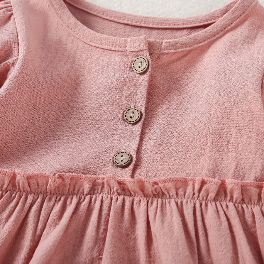 Annie Skirted Romper - Natural