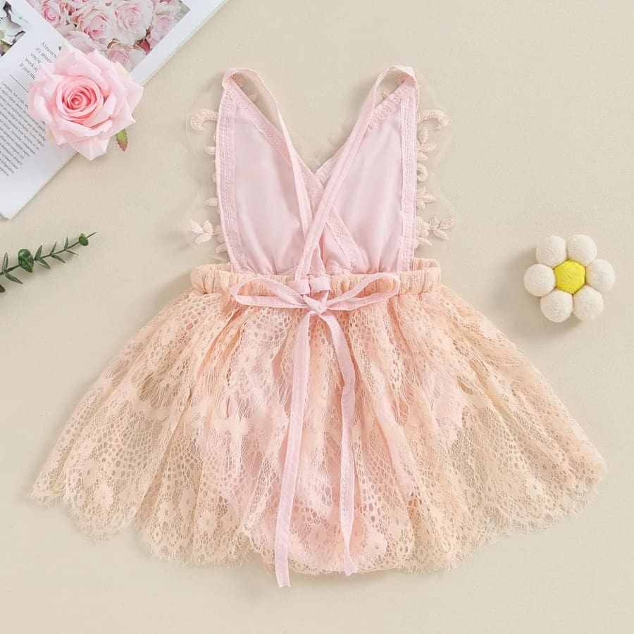 Arabella Lace Romper 6 Months