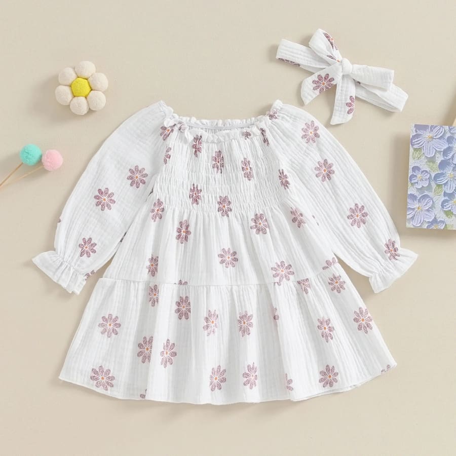 Arianna Daisy Print Dress