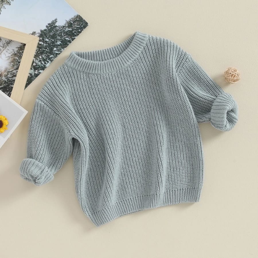 Austin Cosy Knit Sweater - Forest