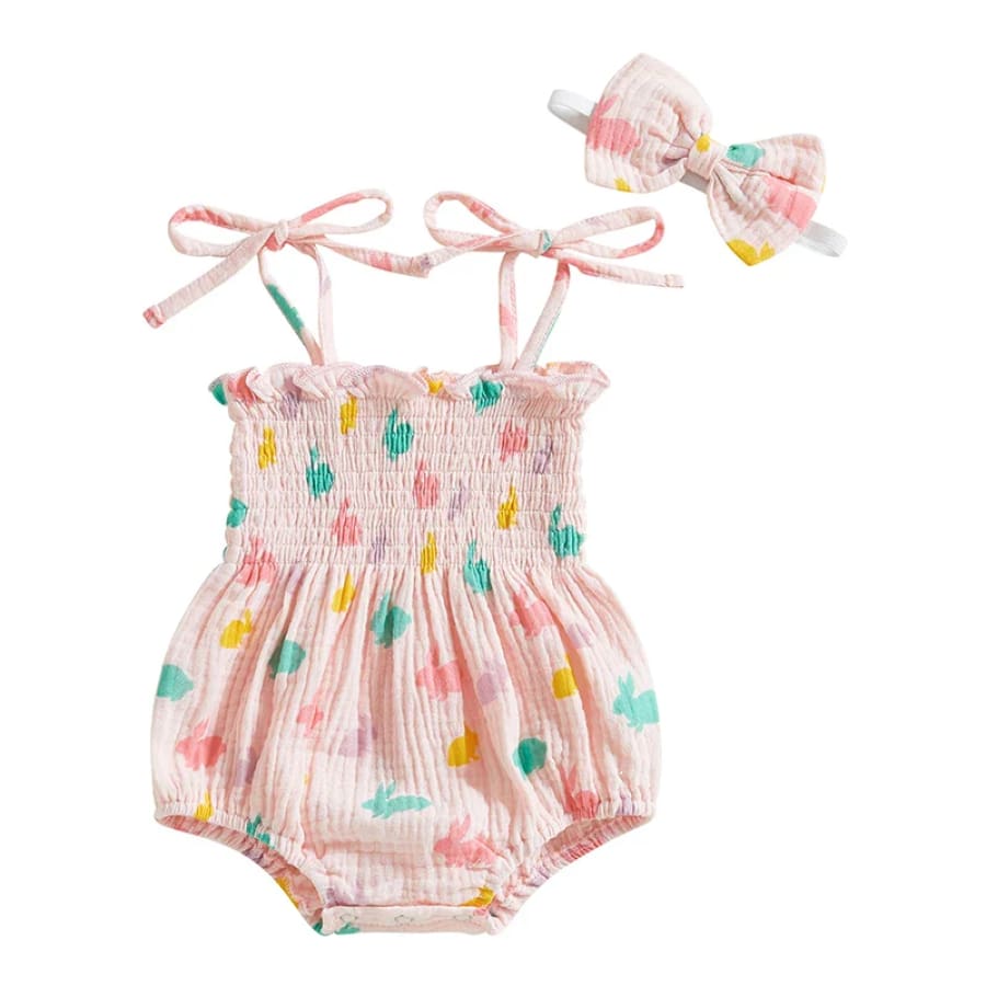 Bella Bunny Bubble Romper - 0-3 Months