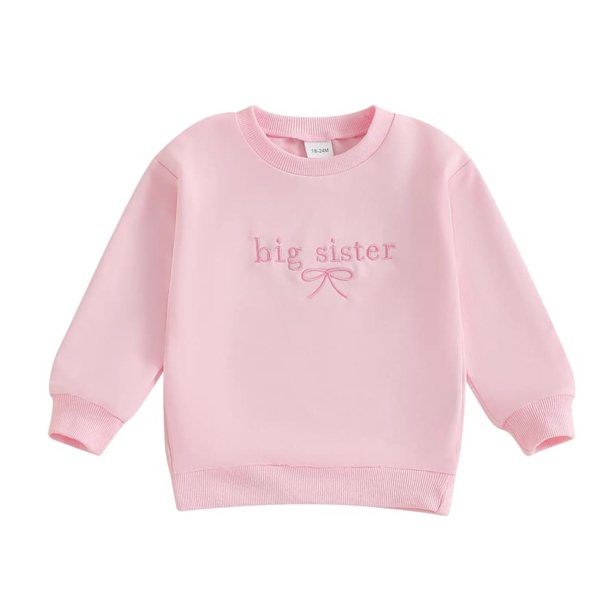 Big Sis Bow Sweater - 18-24 Months