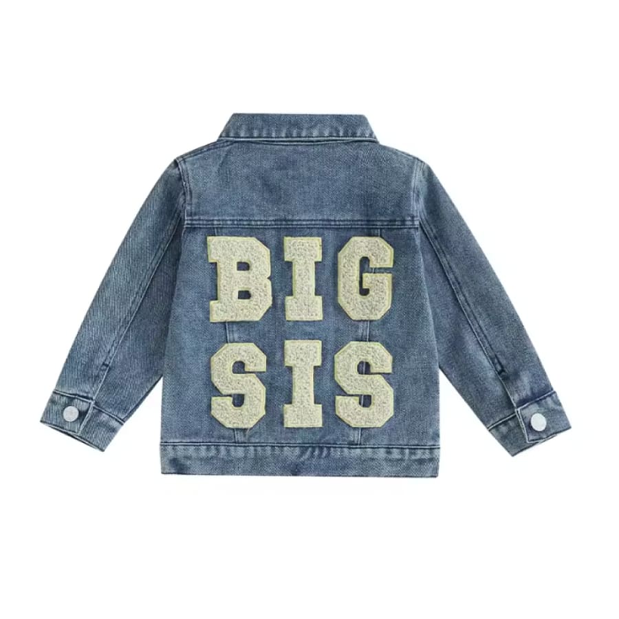 Big Sis Denim Jacket - 12-18 Months