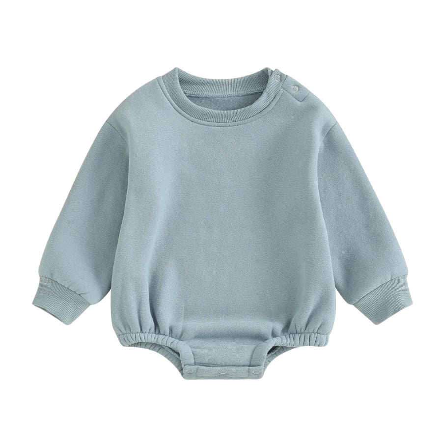 Billie Oversize Bubble Onesie - Blue - 0-3 Months