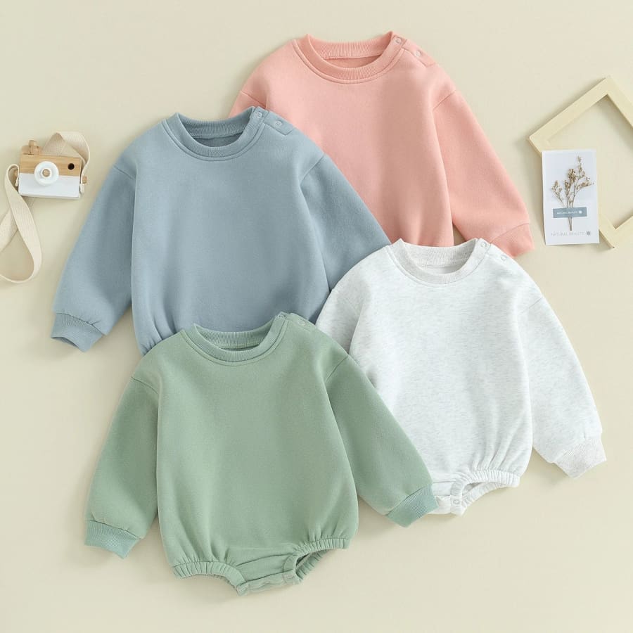 Billie Oversize Bubble Onesie - Choccy - 0-3 Months