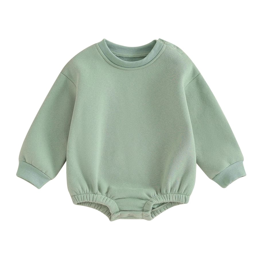 Billie Oversize Bubble Onesie - Green - 0-3 Months