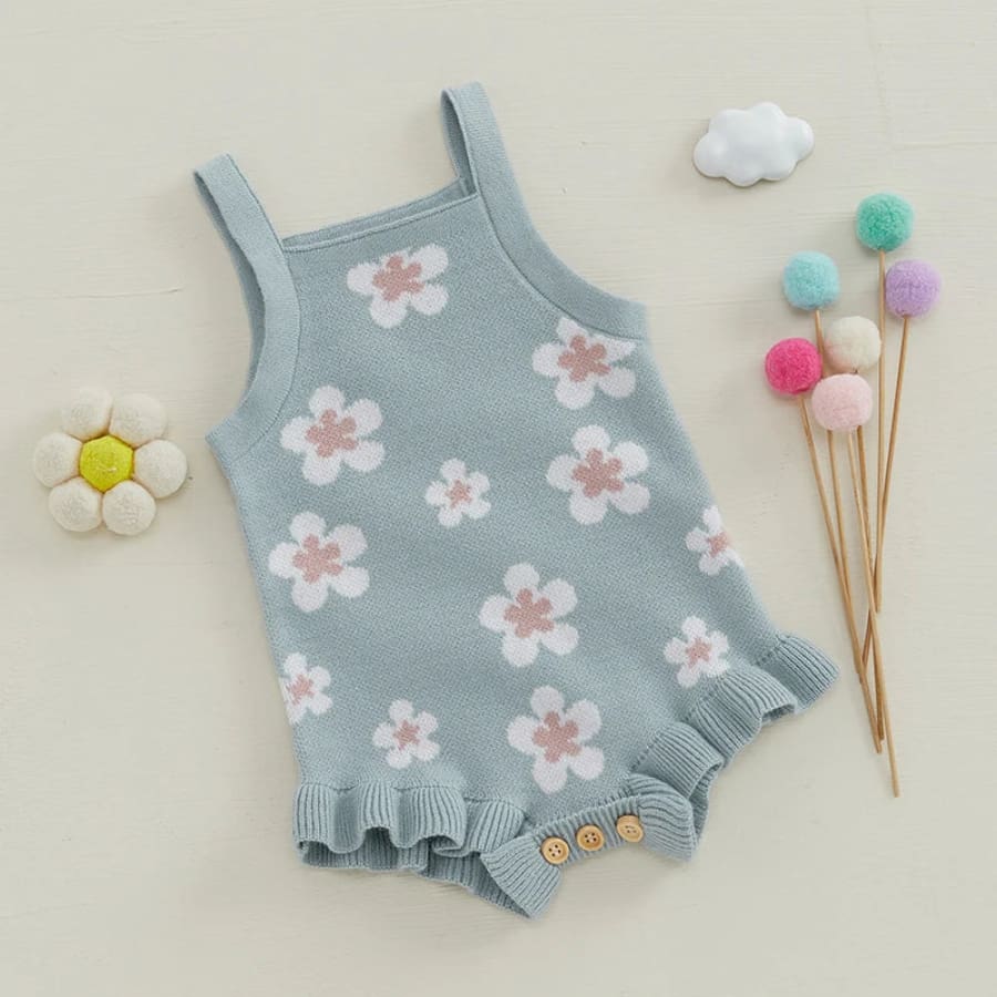 Bonnie Floral Knit Romper