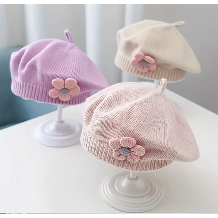 Bronnie Baby Beret - Cream