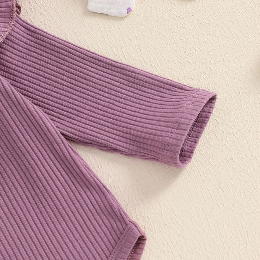 Bronte Floral Long Sleeve Set - Mauve