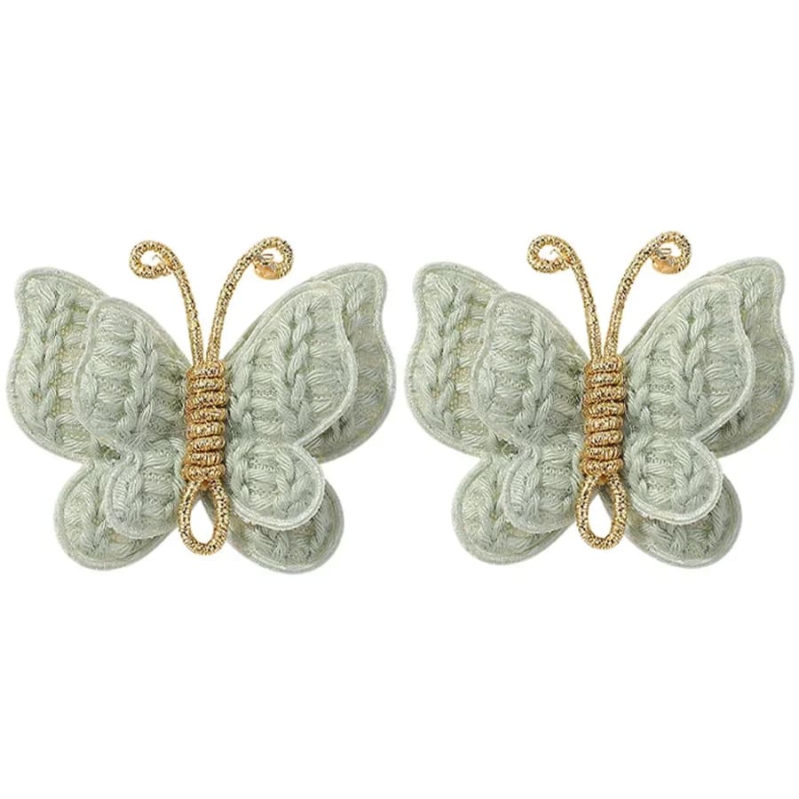 Butterfly Clips - 2 Pack Green