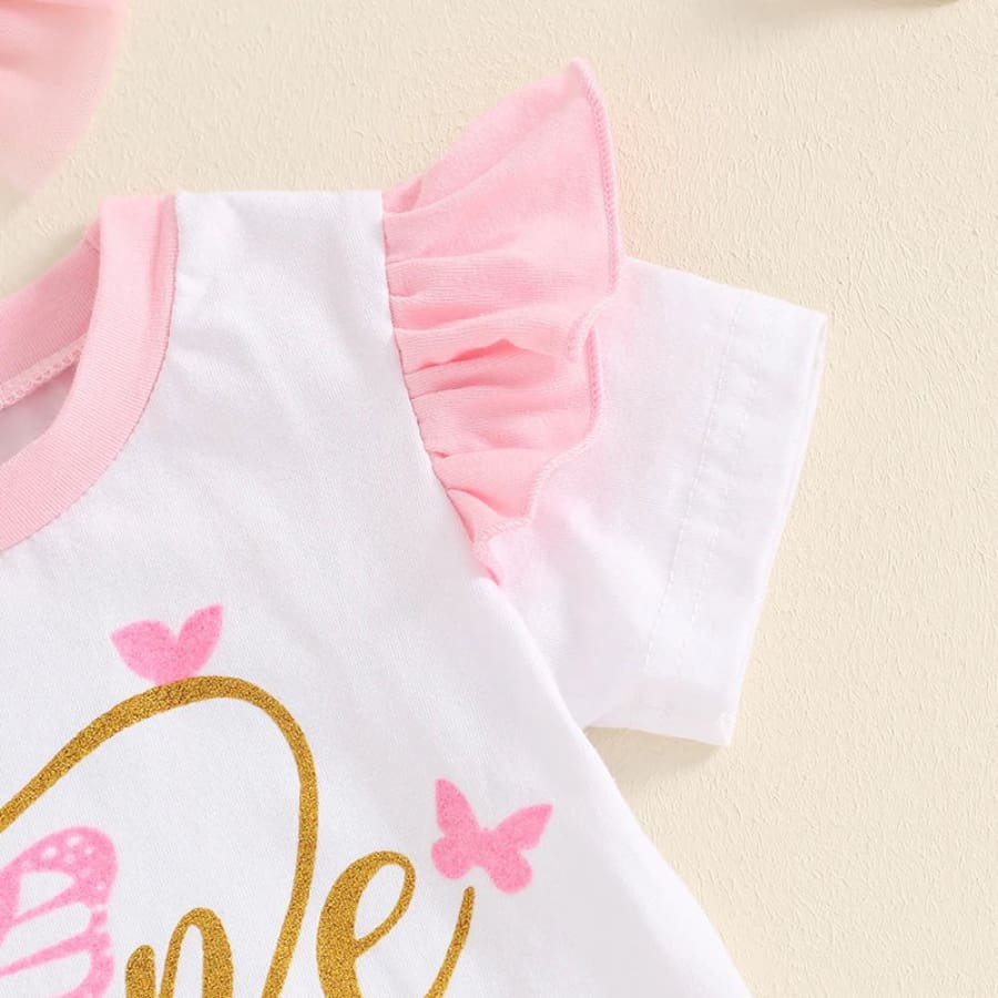 Butterfly ’One’ Tutu Birthday Set