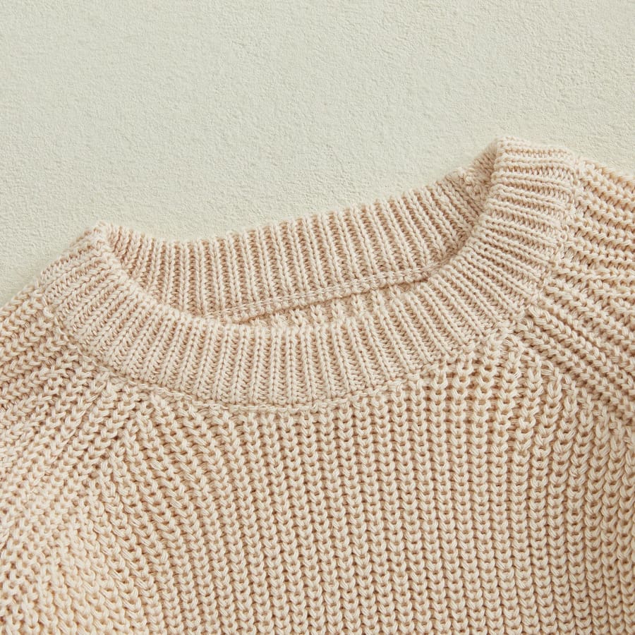Callie Cosy Knit Sweater - Berry