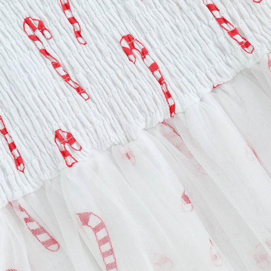 Candy Cane Tutu Romper