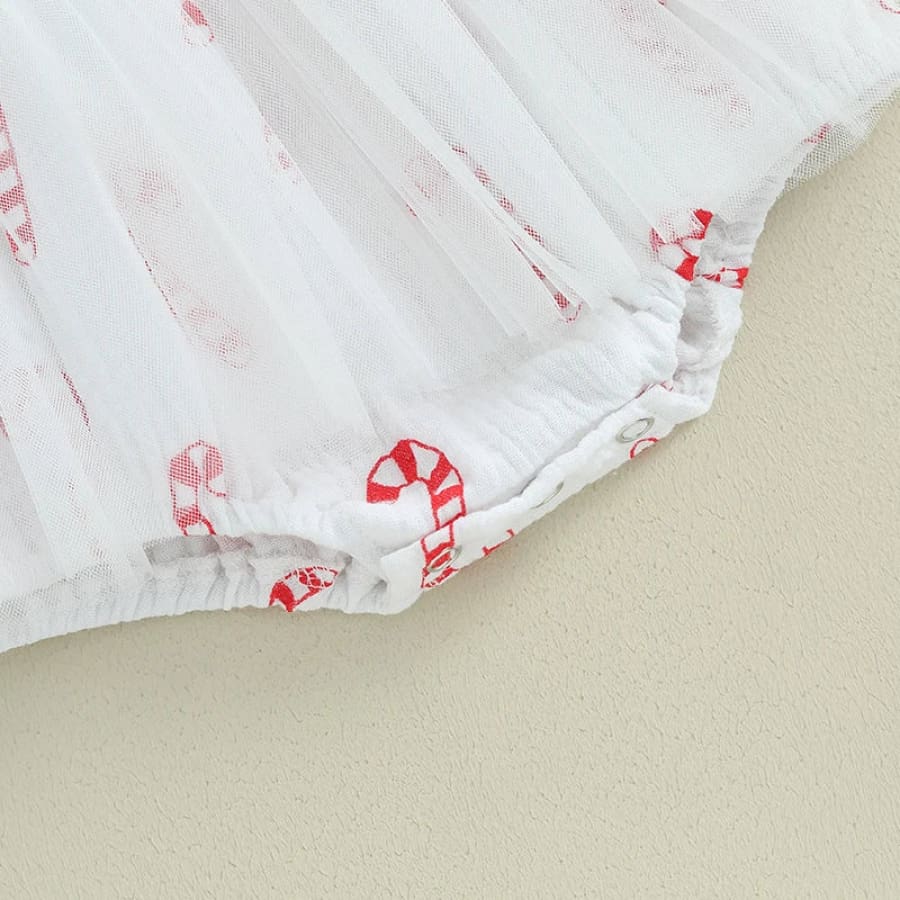 Candy Cane Tutu Romper