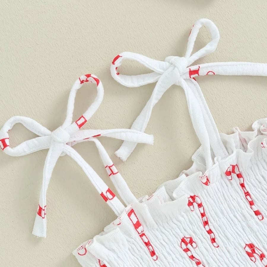 Candy Cane Tutu Romper