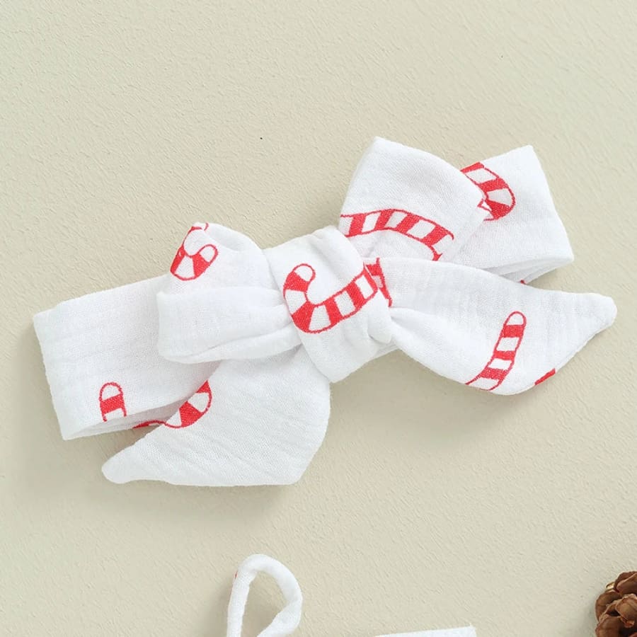 Candy Cane Tutu Romper - 0-3 Months