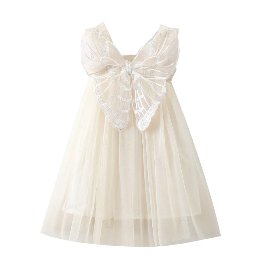 Caria Butterfly Wing Dress - Milk - 18-24 Months