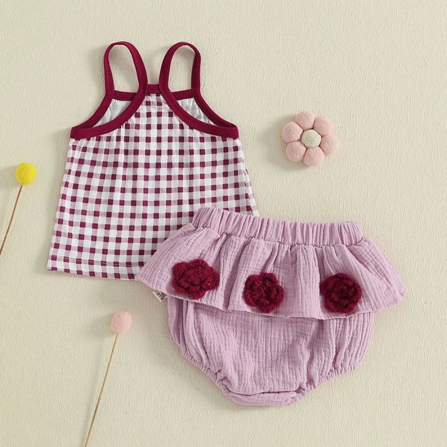 Carmen Flower Bloomer Set
