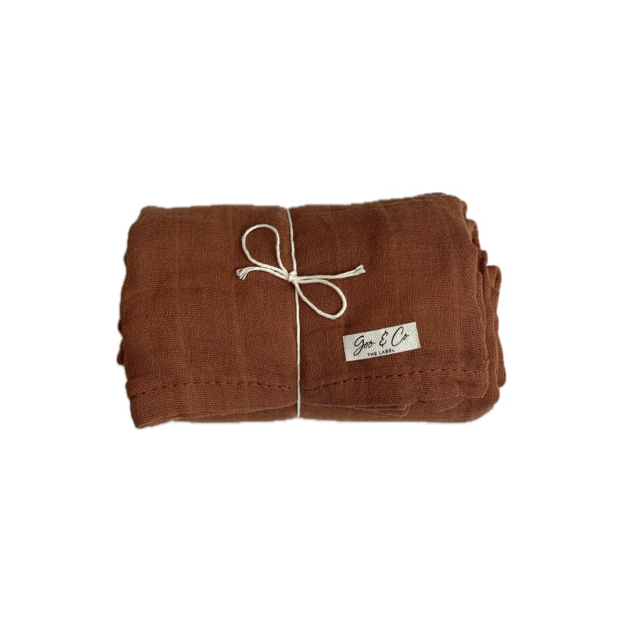 Carmen Muslin Swaddle Wrap - Mustard