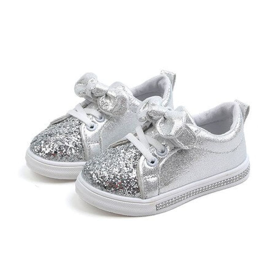 CeCe Sparkles Pre Walker Shoe - Silver