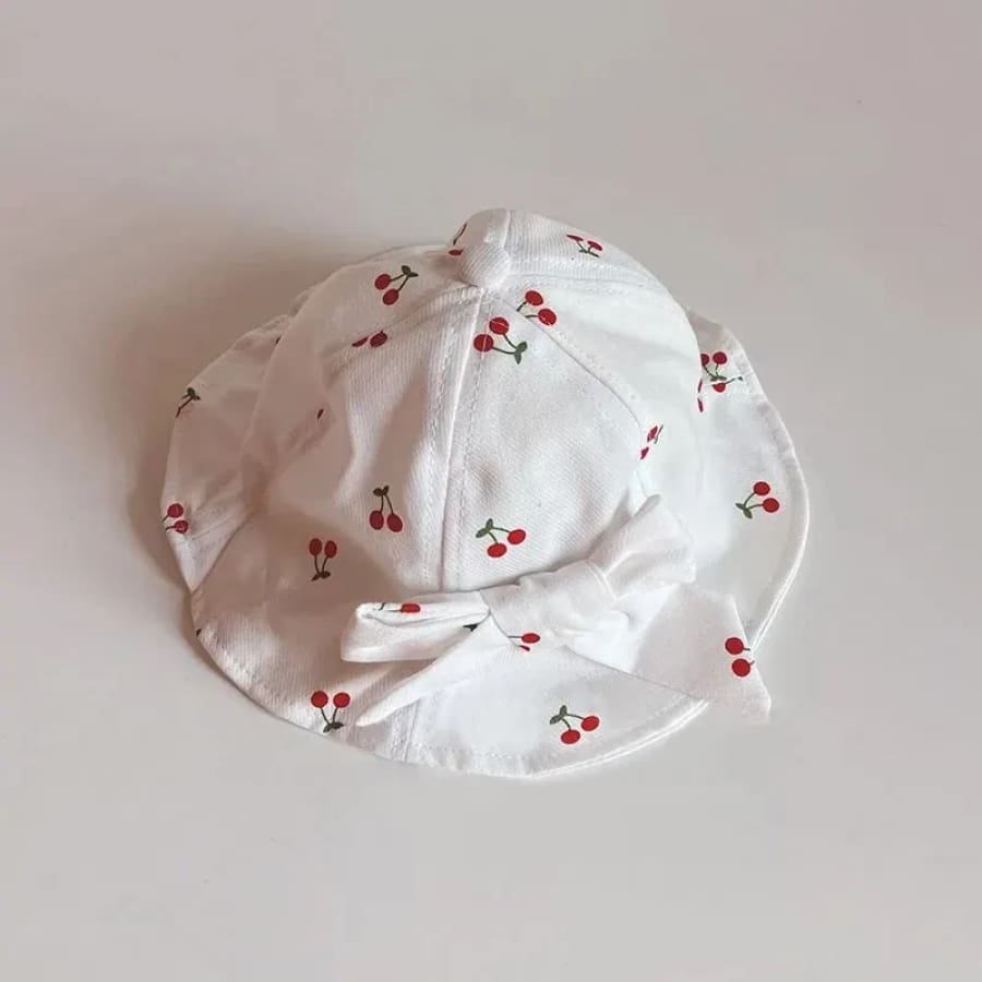 Cherry Print Sun Hat