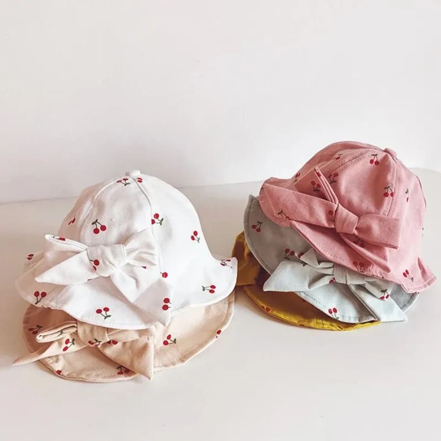 Cherry Print Sun Hat