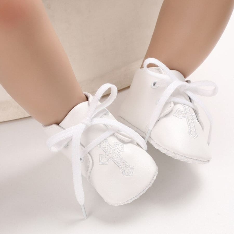 Christening/Baptism Shoes - White - 0-6 Months