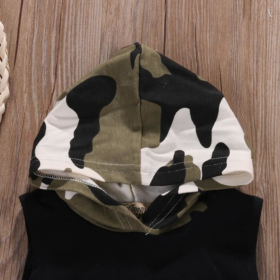 Jake Camo Hooded Short Set - Sets Boys Sets