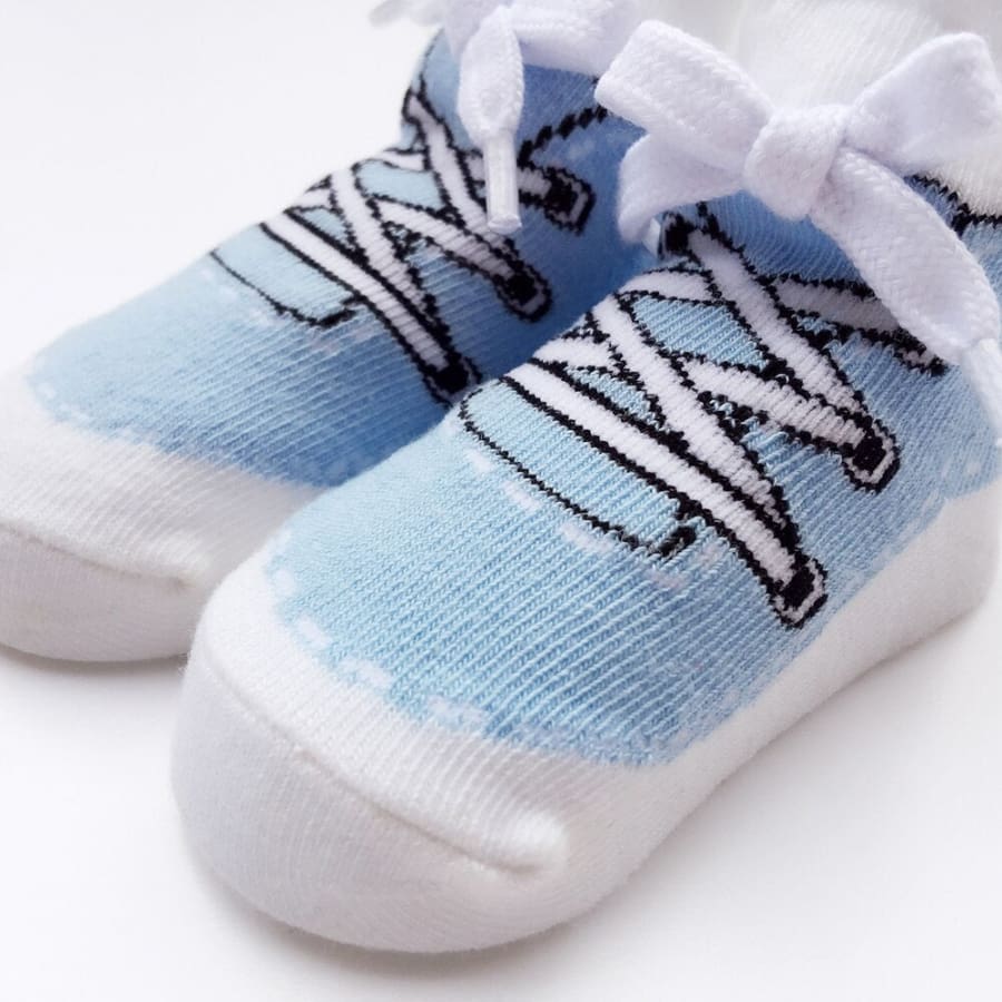 Lennon Sneaker Look Socks - Light Blue - Socks Socks