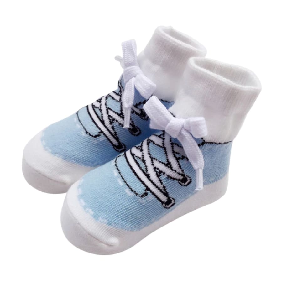 Lennon Sneaker Look Socks - Light Blue - Socks Socks