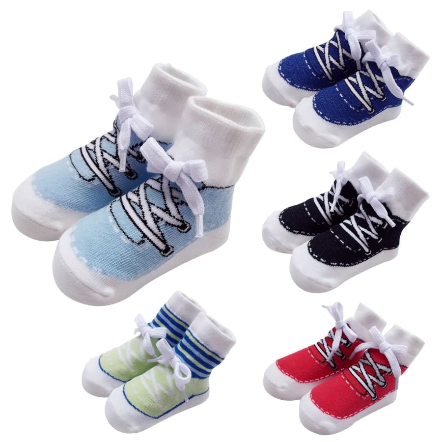 Lennon Sneaker Look Socks - Light Blue - Socks Socks