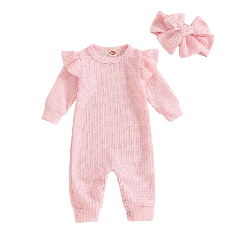 Coco Waffle Jumpsuit - Natural