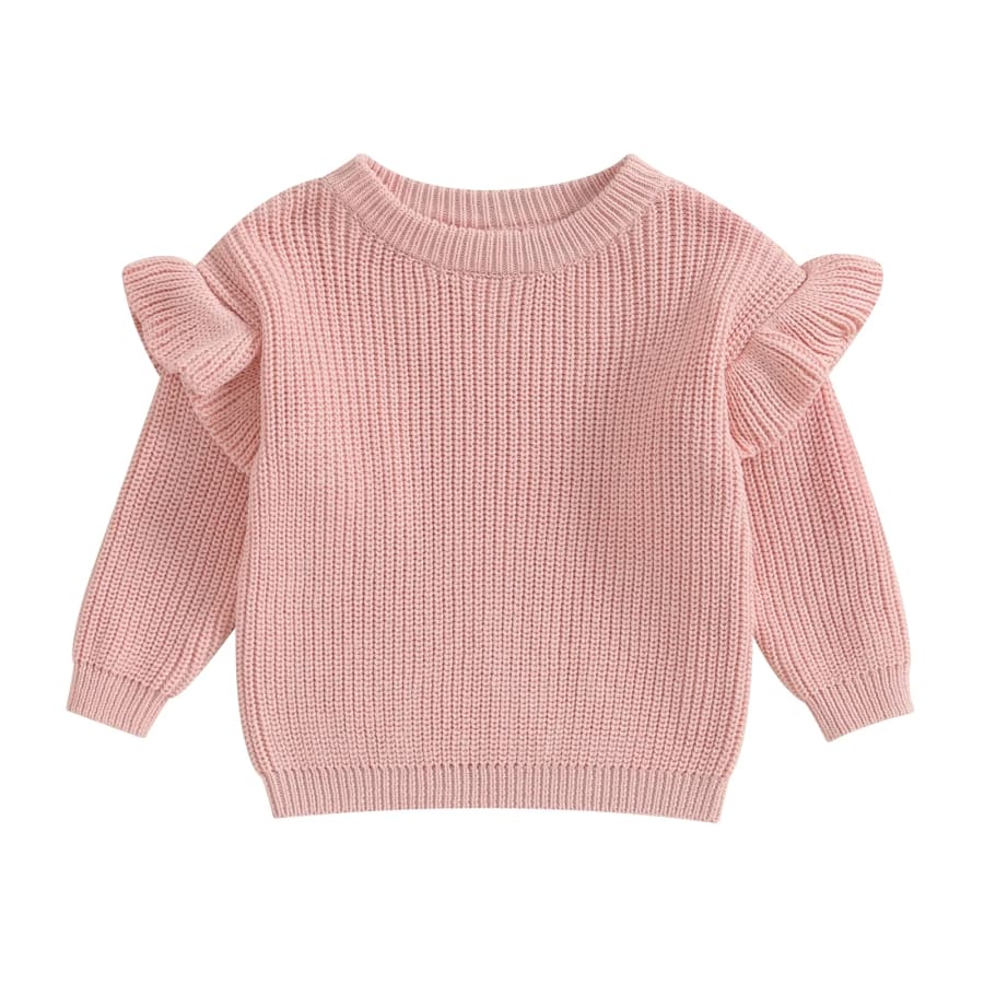 Corina Oversize Flutter Knit Sweater - Natural