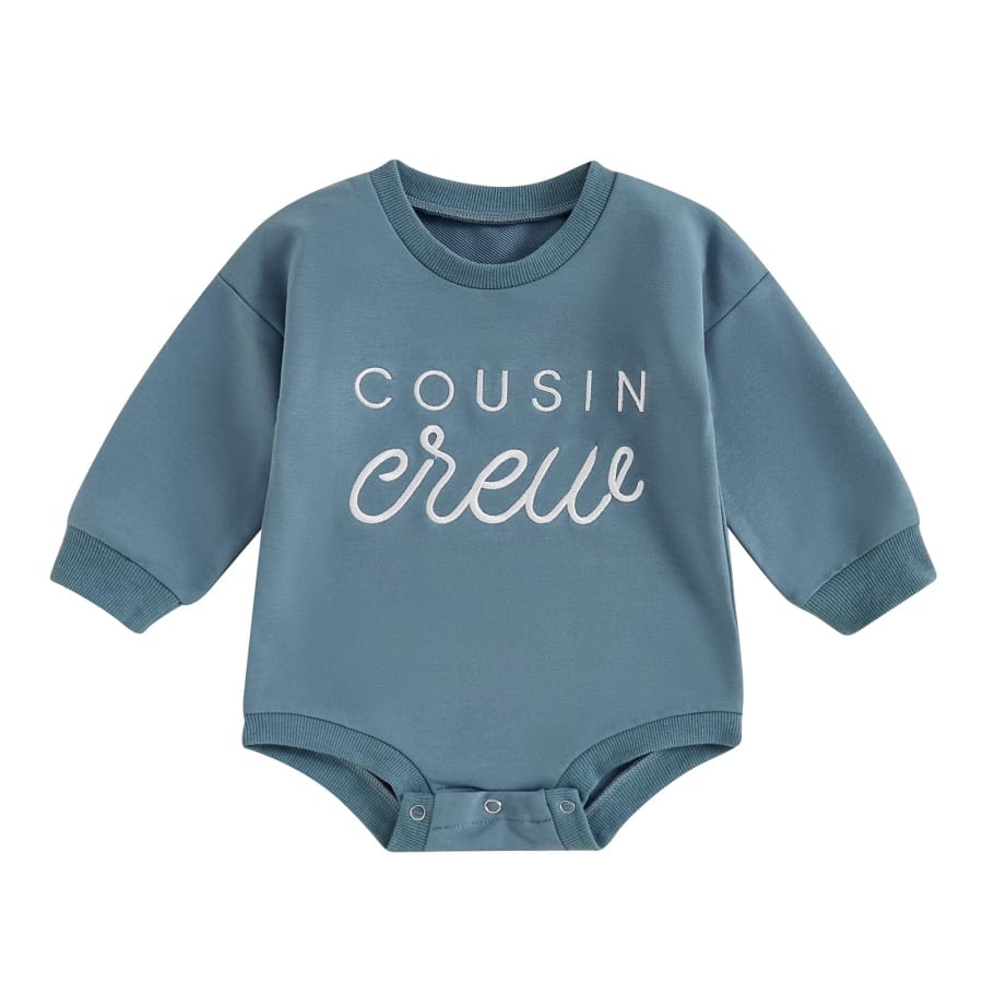 Cousin Crew Long Sleeve Onesie - 0-3 Months