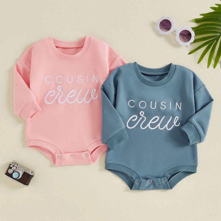 Cousin Crew Long Sleeve Onesie - 0-3 Months