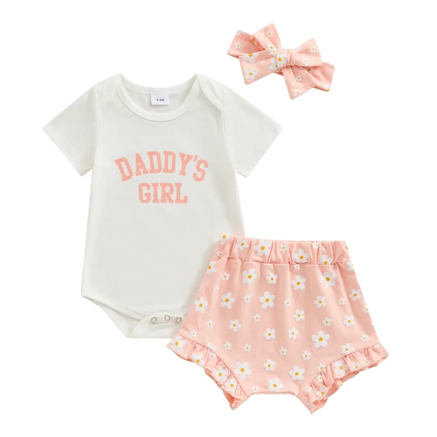 Daddy’s Girl Daisy Bloomer Set - Green