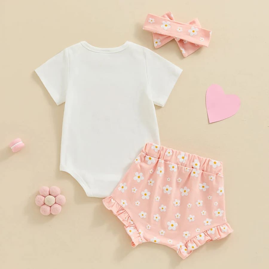 Daddy’s Girl Daisy Bloomer Set - Green